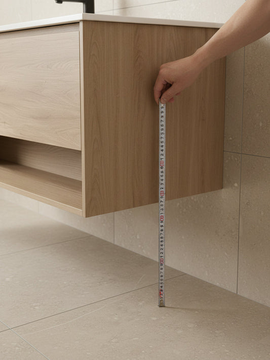 À quelle hauteur fixer son meuble de salle de bain ?