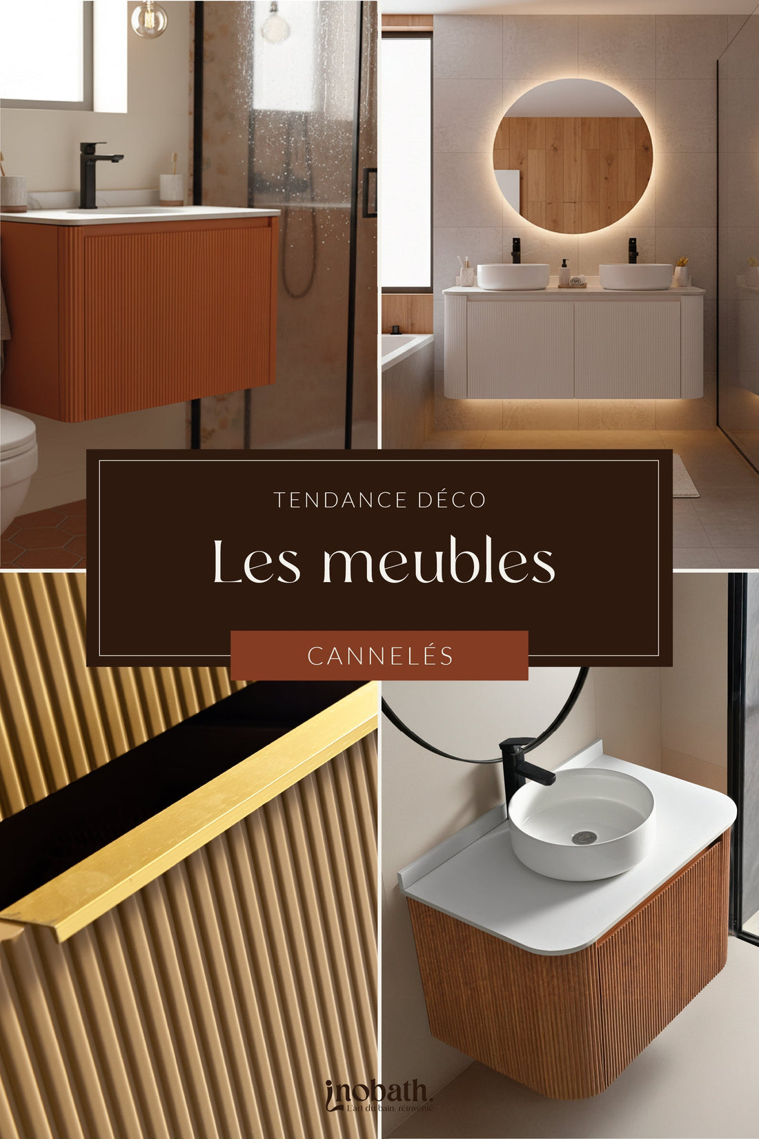 Meuble salle de bain cannelé : pourquoi c’est la grande tendance 2026