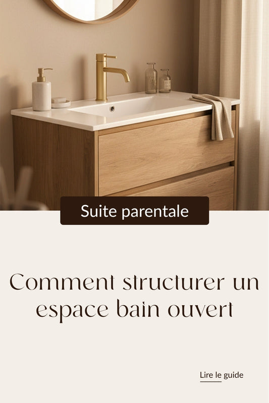 Suite parentale : comment structurer un espace bain et douche ouvert