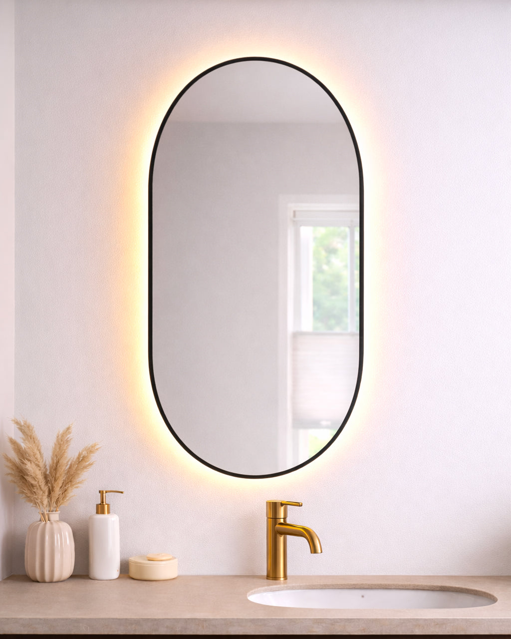 Anja – Miroir ovale