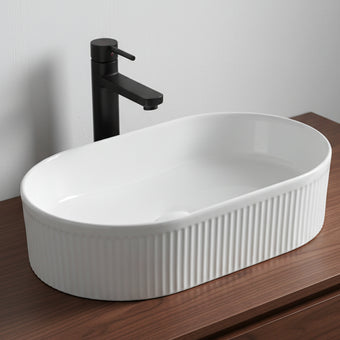 compare product Vasque ovale cannelée