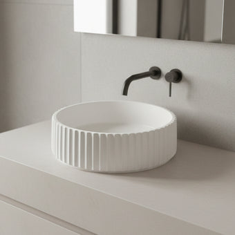 compare product Vasque ronde cannelée